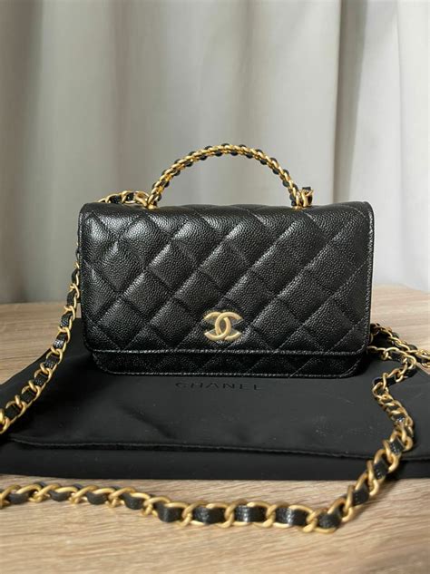 chanel woc top handle|Chanel wallets for sale.